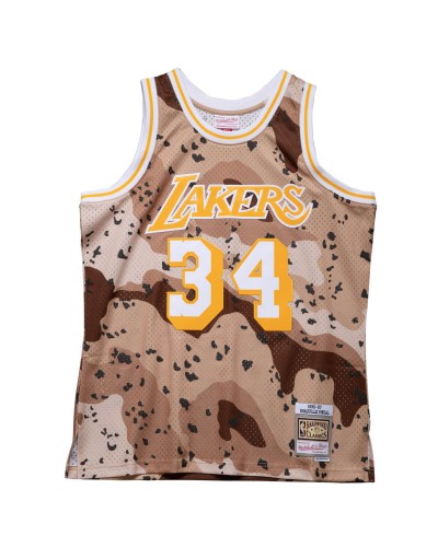 Mitchell & Ness Los Angeles Lakers Shaquille O'neal Lightning Basketball  Jersey in Blue for Men