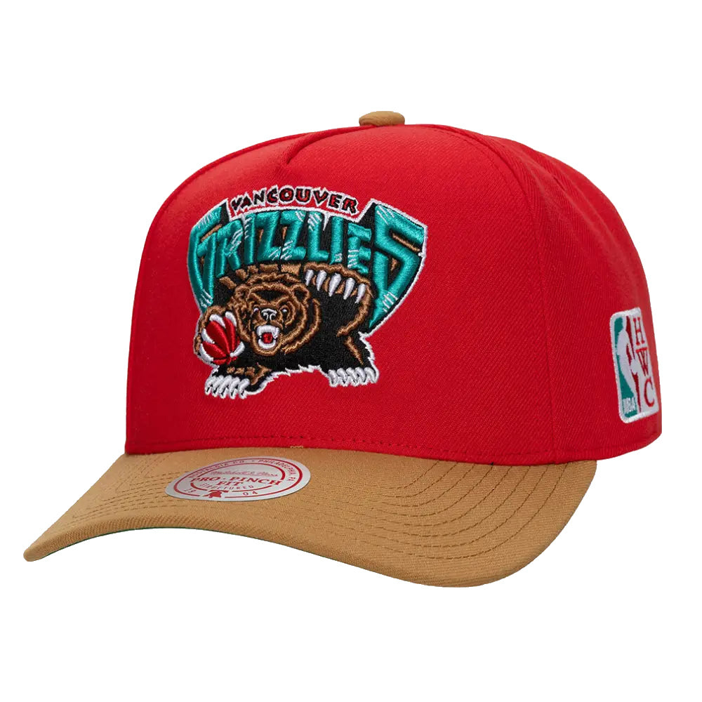 MITCHELL & NESS :  Vancouver Grizzlies red/khaki