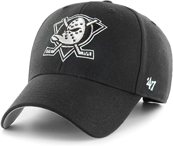 '47 BRAND : Anaheim Ducks Black NHL Metallic Most Value P. Snapback