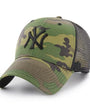 '47 Brand : MLB NY YANKEES BRANSON MVP CAP - CAMO