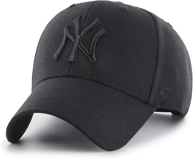 '47 BRAND : New York Yankees MLB Black ON Black