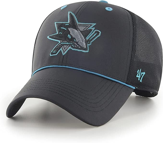 '47 BRAND : NHL San Jose Sharks  MVP Brrr Mesh Pop Trucker