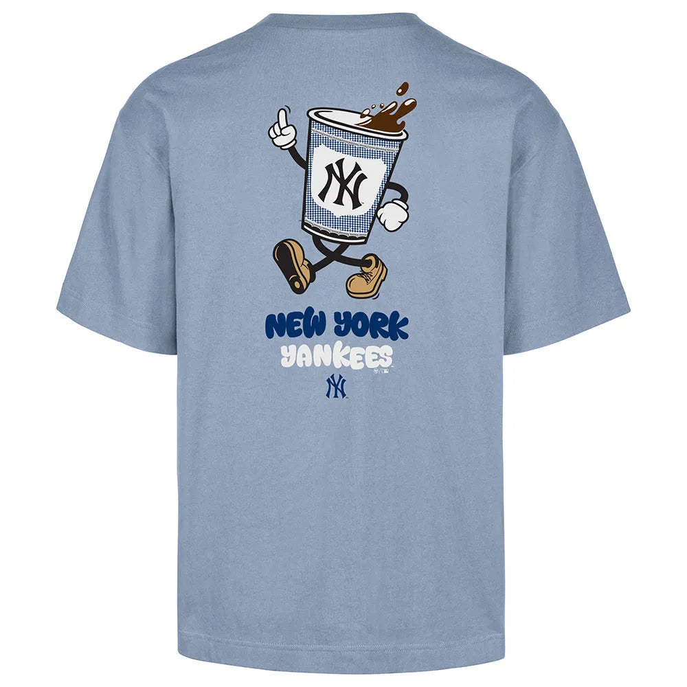 '47 BRAND : MLB New York Yankees Cartoon Backer Foundation short sleeve T-shirt