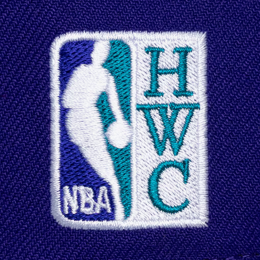 MITCHELL & NESS : Charlotte Hornets Purple/Black
