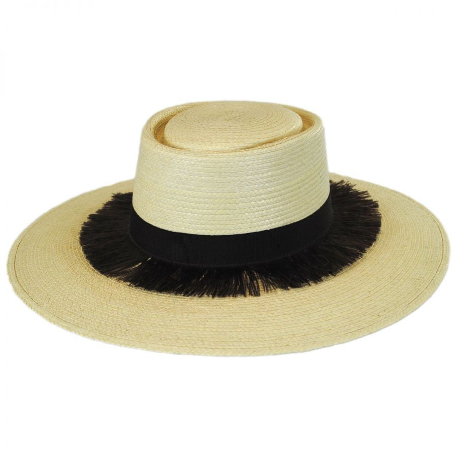 Brixton : Cappello da barca in paglia con foglie di palma Barcelona