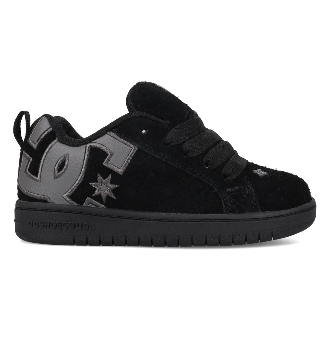 DC SHOES DC Court Graffik Se Scarpe di pelle Nero Bambini