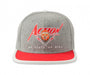 DJINNIS : 6 PANEL SNAPBACK CAP ACTION GREY