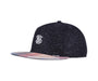 DJinns : 5 Panel Snapback Cap Wov-Spot Navy
