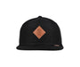 DJinns : 6 Panel Snapback Cap Suelin Black