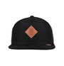 DJinns : 6 Panel Snapback Cap Suelin Black