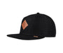 DJinns : 6 Panel Snapback Cap Suelin Black