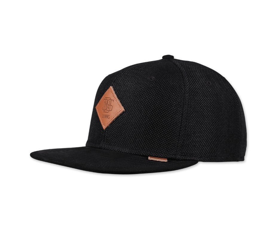 DJinns : 6 Panel Snapback Cap Suelin Black