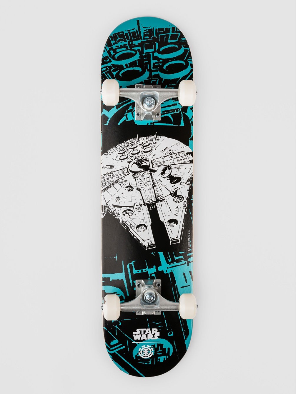 Element X Star Wars MILLENNIUM 7.75" Skateboard Completo