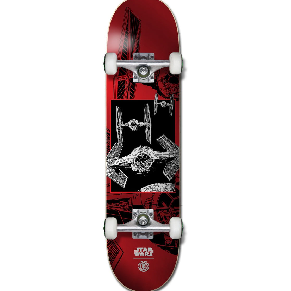 Element X Star Wars TIE FIGHTER 7.75" Skateboard Completo