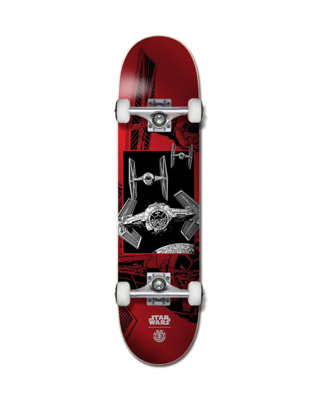 Element X Star Wars TIE FIGHTER 7.75" Skateboard Completo