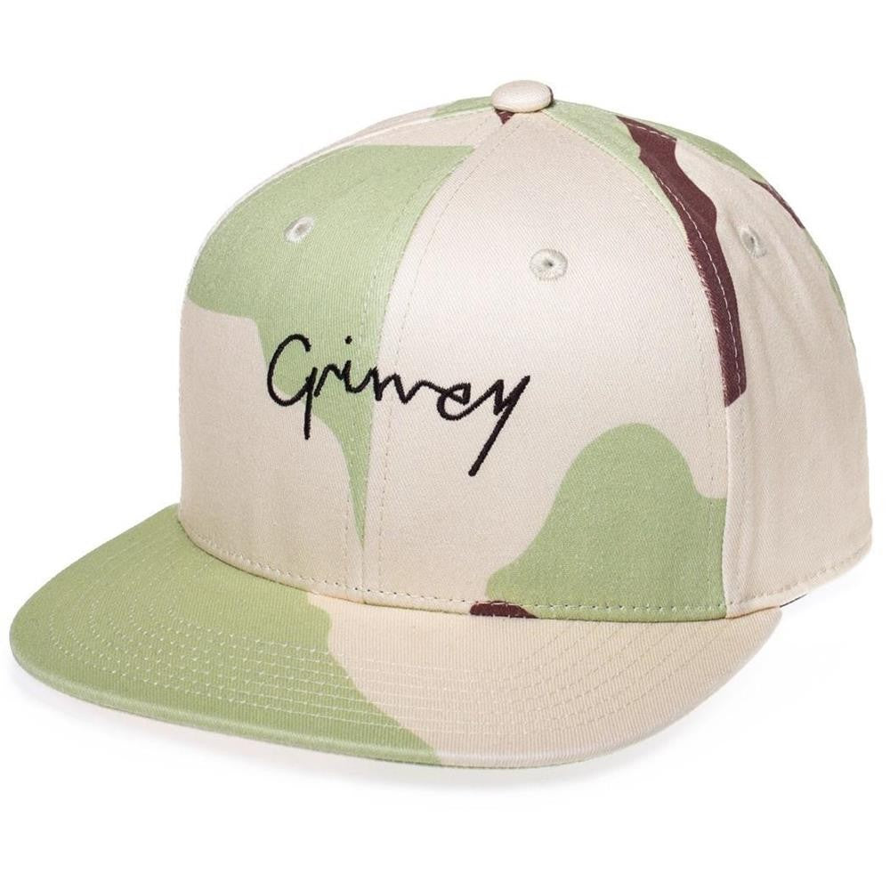 Grimey Natural Camo Snapback