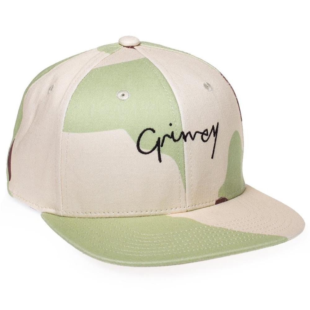 Grimey Natural Camo Snapback