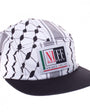 Grimey Nuff Respect 5Panel Cap White