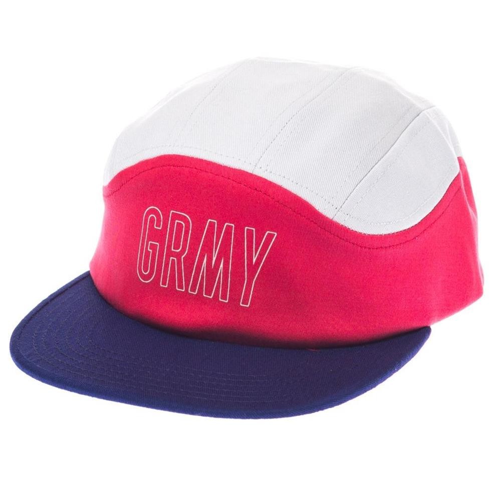 Grimey Rock Creek Park Custom 5 Panel Cap Ant. White