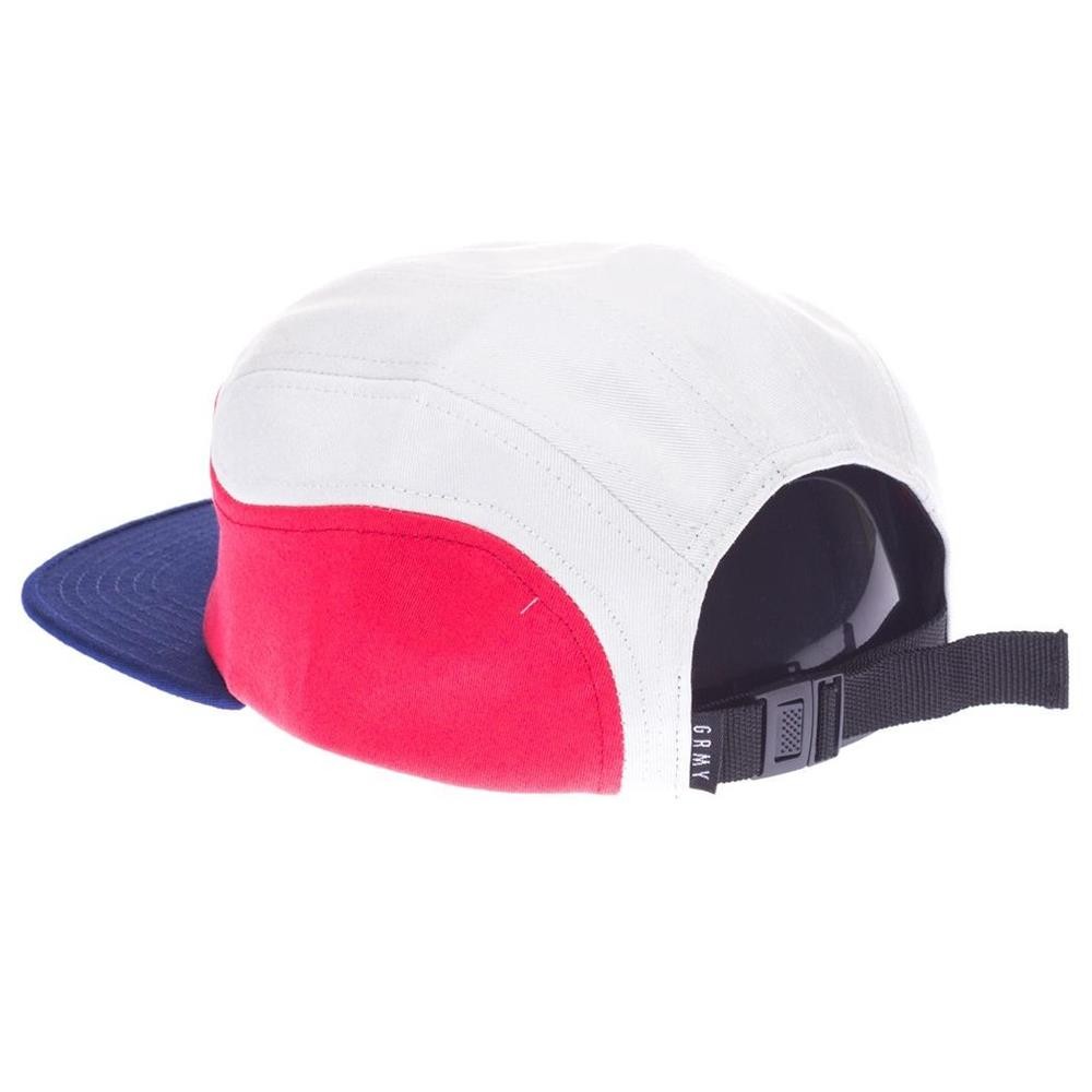 Grimey Rock Creek Park Custom 5 Panel Cap Ant. White