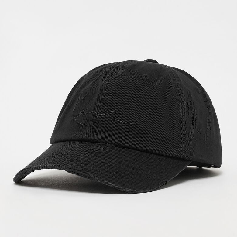 KARL KANI : Signature Embro Damaged Washed Cap