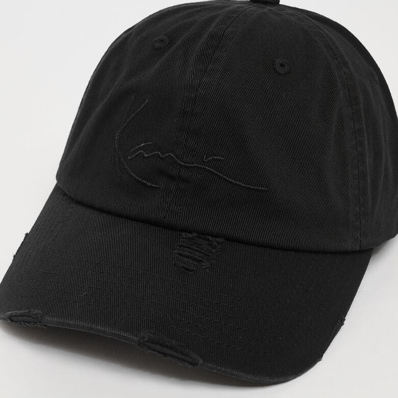 KARL KANI : Signature Embro Damaged Washed Cap