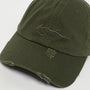 KARL KANI : Signature Embro Damaged Washed Cap