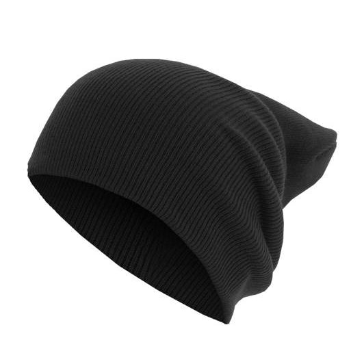 MasterDis : Beanie Basic Flap Long Version Black