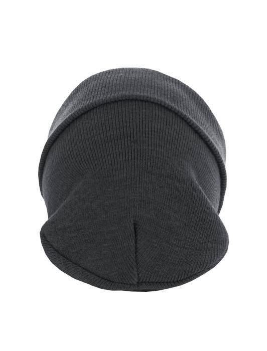 MasterDis : Beanie Basic Flap Long Version Heater Charcoal