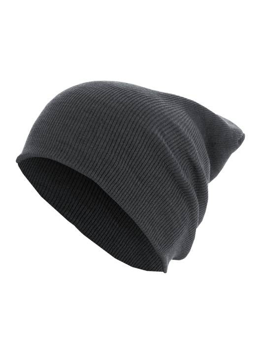 MasterDis : Beanie Basic Flap Long Version Heater Gray