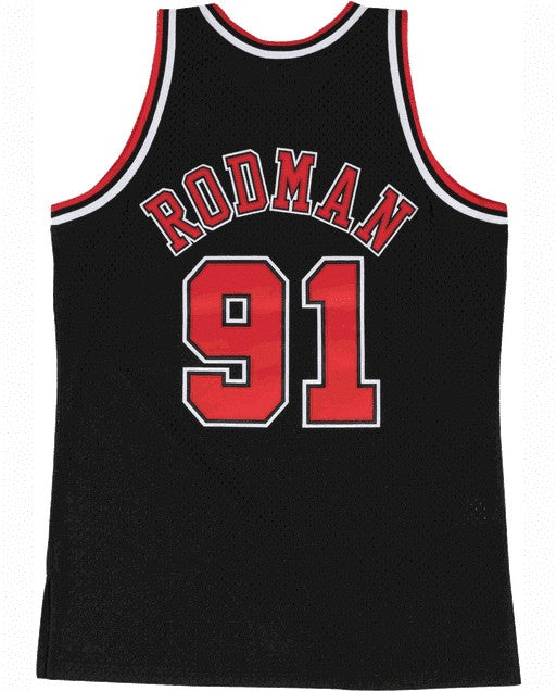 Mitchell and Ness : Dennis Rodman Chicago Bulls 1997-98  Swingman Alternate Jersey