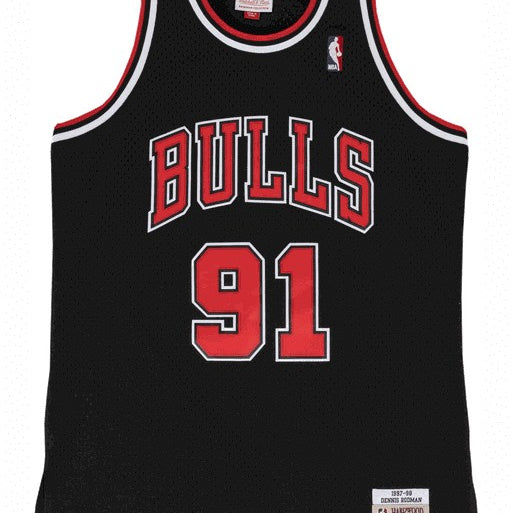 Mitchell and Ness : Dennis Rodman Chicago Bulls 1997-98  Swingman Alternate Jersey