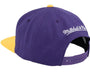 Mitchell & Ness : 87/88 B2B  Los Angeles Lakers Snapback HWC