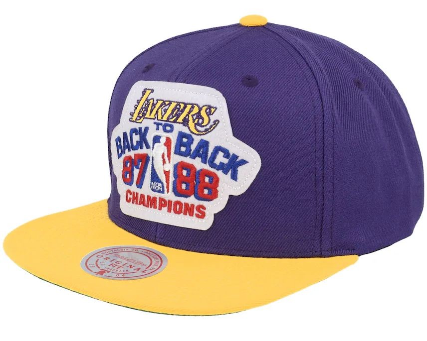 Mitchell & Ness : 87/88 B2B  Los Angeles Lakers Snapback HWC