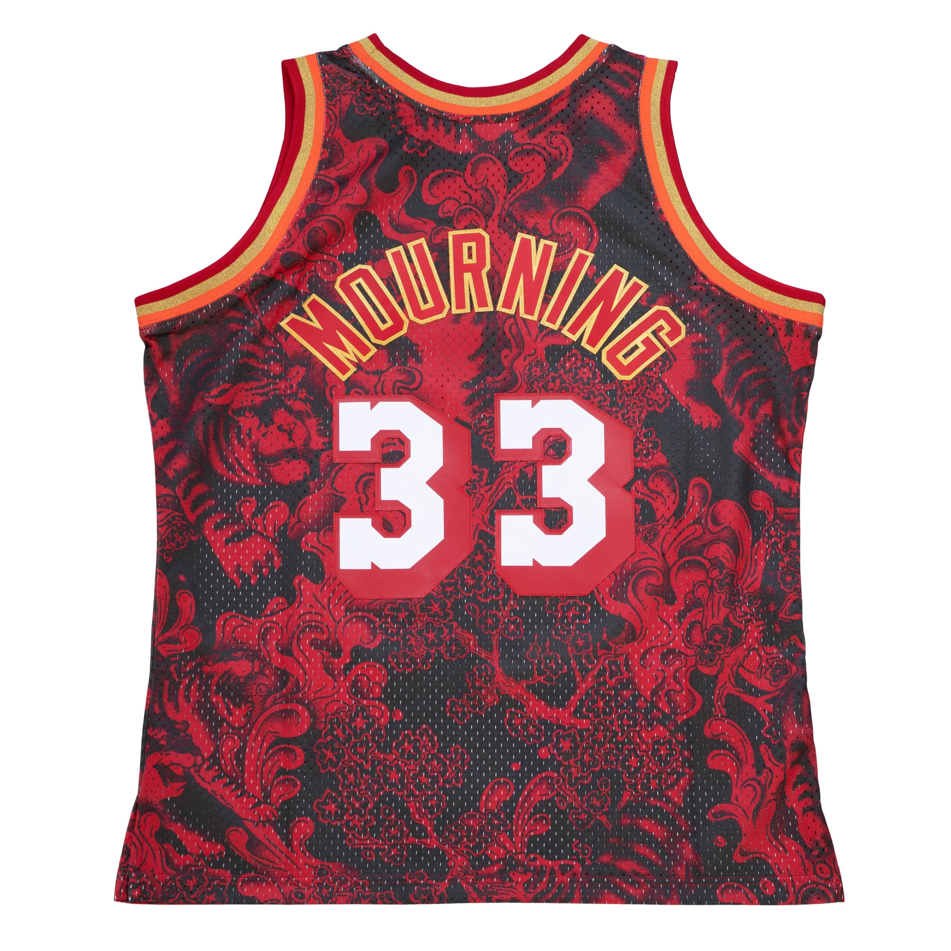 Mitchell & Ness : Asian Heritage Swingman Alonzo Mourning Miami Heat 1996-97 Jersey