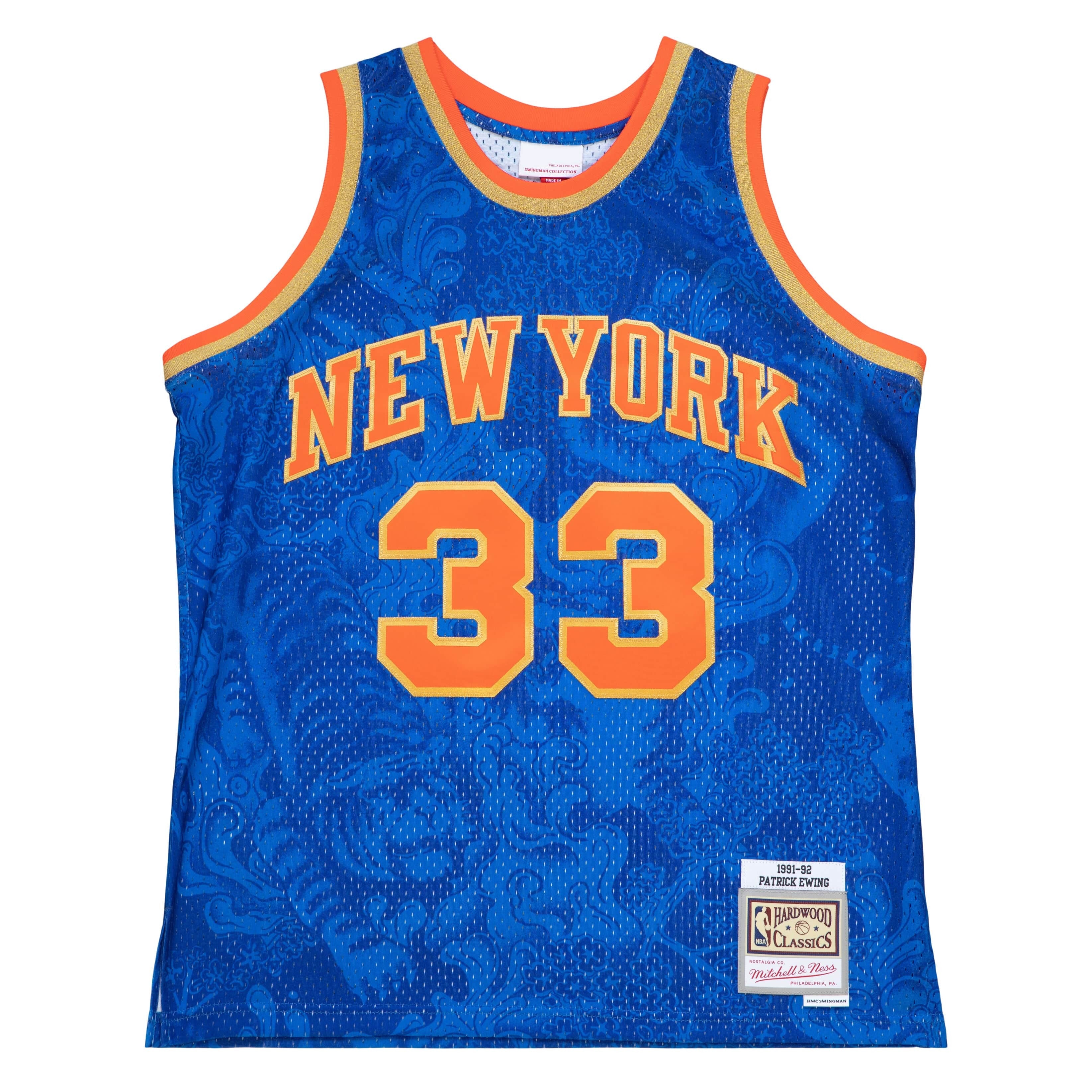Mitchell & Ness : Asian Heritage Swingman Patrick Ewing New York Knicks 1991-92