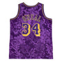 Mitchell & Ness : Asian Heritage Swingman Shaquille O'Neal Los Angeles Lakers 1996-97 Jersey