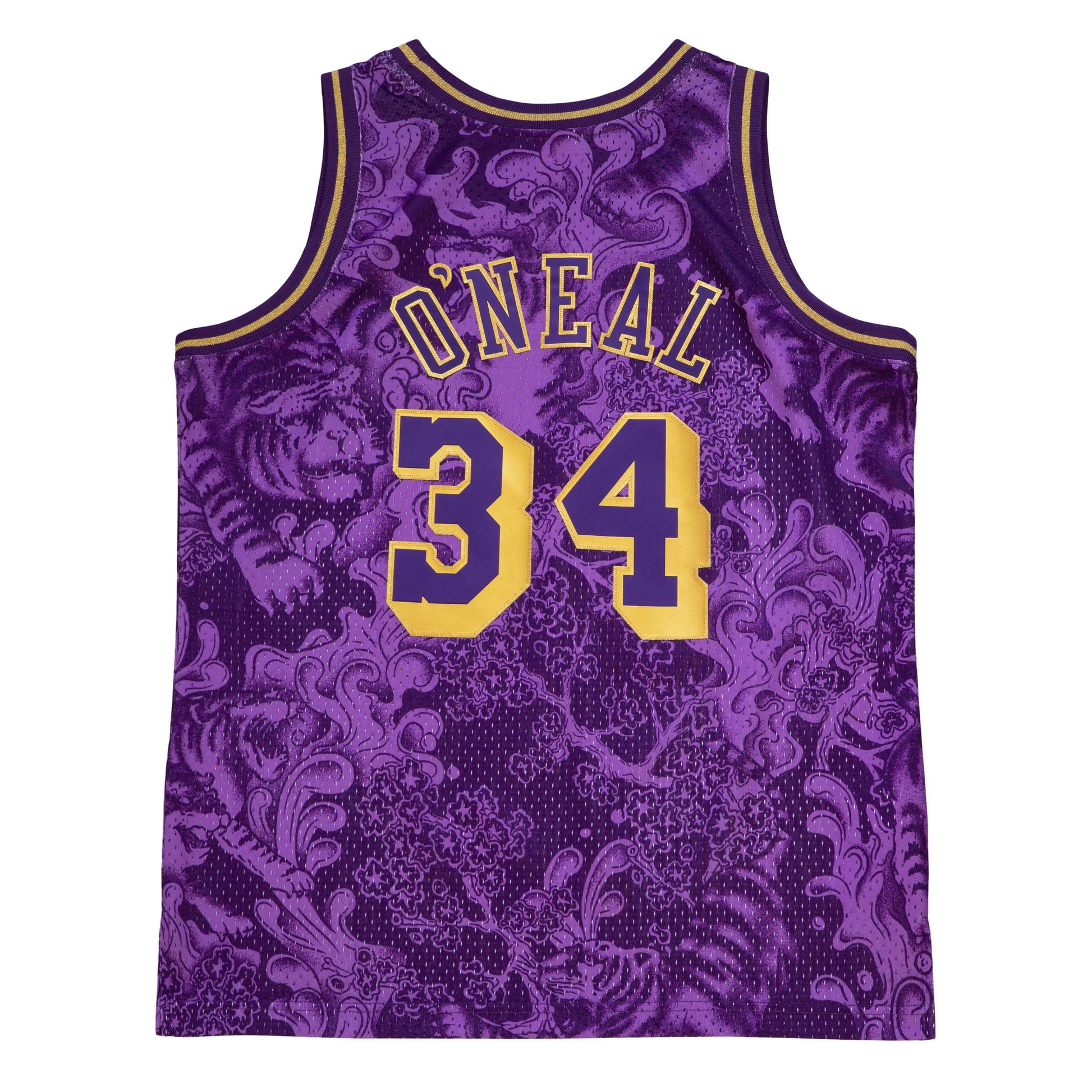 Mitchell & Ness : Asian Heritage Swingman Shaquille O'Neal Los Angeles Lakers 1996-97 Jersey