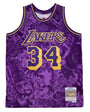 Mitchell & Ness : Asian Heritage Swingman Shaquille O'Neal Los Angeles Lakers 1996-97 Jersey