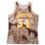 Mitchell & Ness : Camo Reflective Swingman Jersey Los Angeles Lakers 1996 Shaquille O'Neal