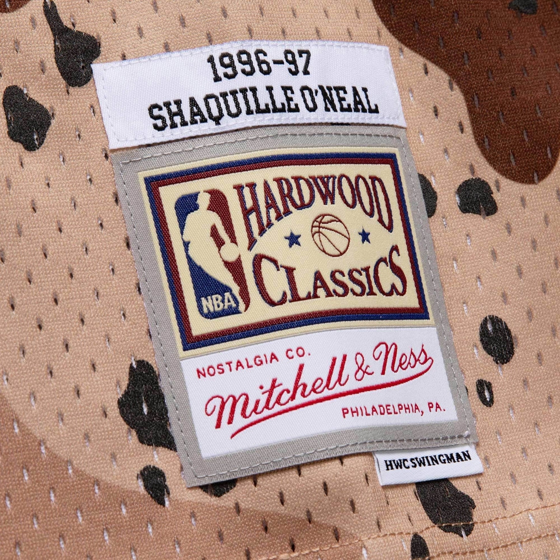 Mitchell & Ness : Camo Reflective Swingman Jersey Los Angeles Lakers 1996 Shaquille O'Neal