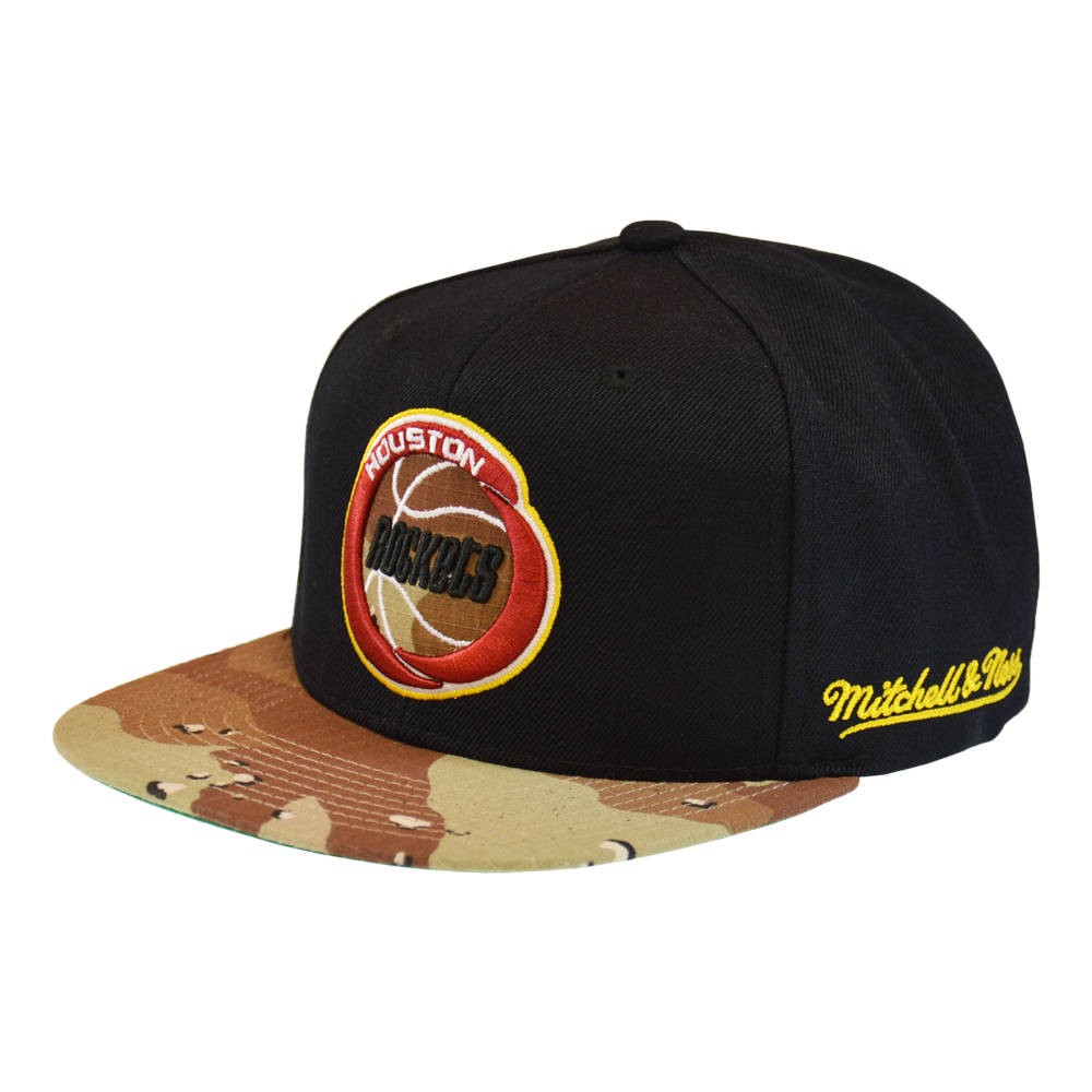 Mitchell & Ness : Choco Camo Snapback HWC Houston Rockets