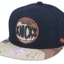Mitchell & Ness : Choco Camo Snapback HWC New York Knicks