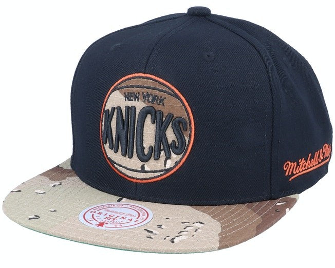 Mitchell & Ness : Choco Camo Snapback HWC New York Knicks