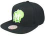 Mitchell & Ness : Dallas Mavericks Slime Drip Black/Neon Green