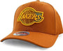 Mitchell & Ness : Fashion Classic Red Snapback Cap Los Angeles Lakers Burnt