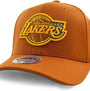 Mitchell & Ness : Fashion Classic Red Snapback Cap Los Angeles Lakers Burnt