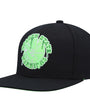 Mitchell & Ness : Golden State Warrions Slime Drip Black/Neon Green