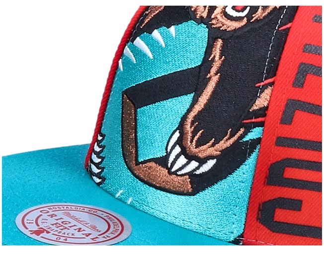 Mitchell & Ness : Memphis Grizzlies Big Face Callout Hwc Teal