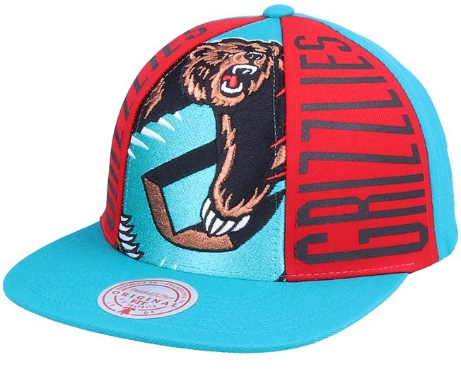 Mitchell & Ness : Memphis Grizzlies Big Face Callout Hwc Teal